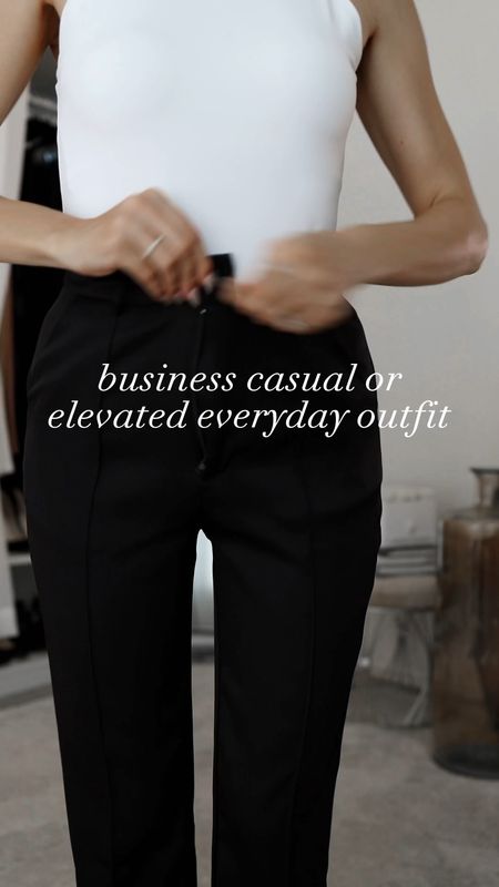 This is a simple classy and chic go to outfit idea for a business casual workwear or an elevated everyday look. Everything is from Amazon Fashion. #workwear #officeoutfit #businesscasual #amazonfashion

#LTKstyletip #LTKworkwear #LTKunder50