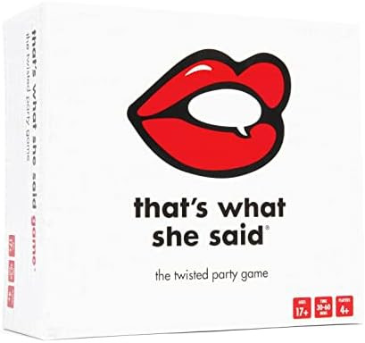 That's What She Said Game - The Hilariously Twisted Party Game Adults Only | Amazon (US)