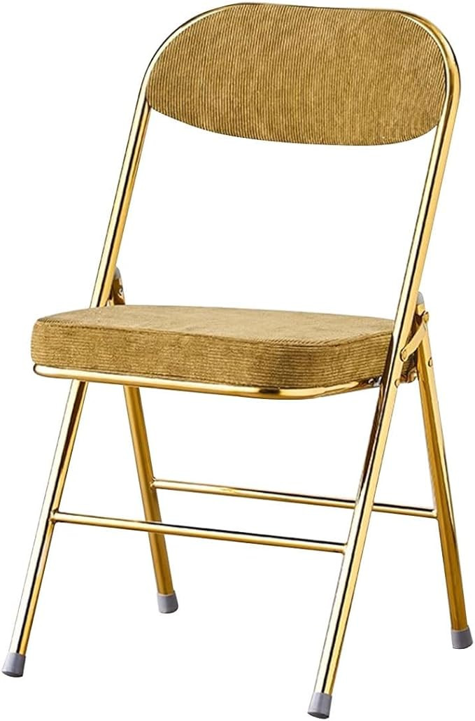 Velvet Fabric Modern Folding Chair Padded Seat Dining Room d Metal e,Study for Adult Stackable In... | Amazon (CA)