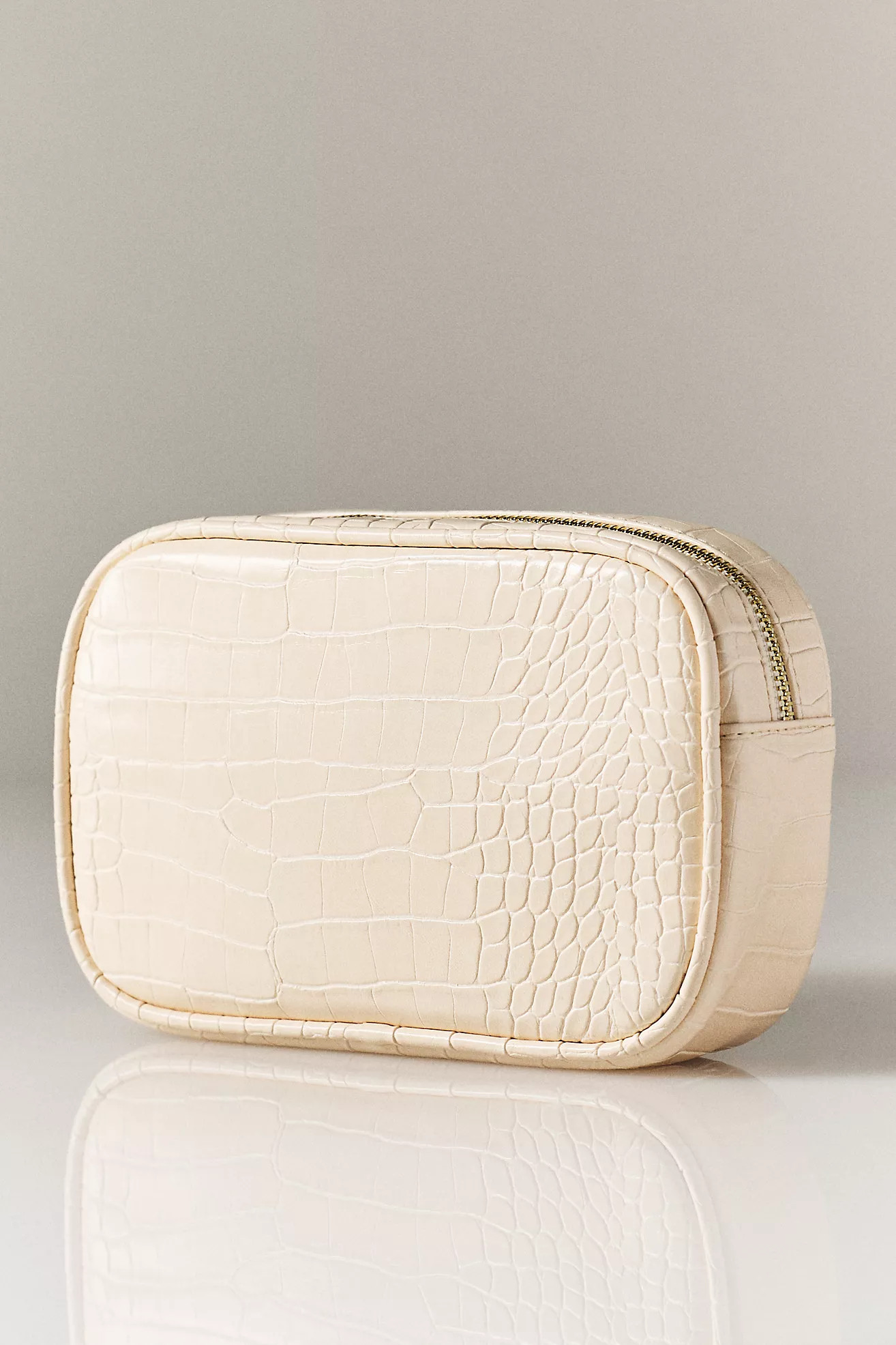 Frasier Sterling Croc Medium Pouch | Anthropologie (US)