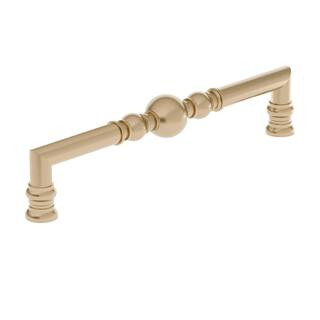 Firenze Collection 12-5/8 in. (320 mm) Classic Champagne Bronze Round Cabinet Bar Pull | The Home Depot
