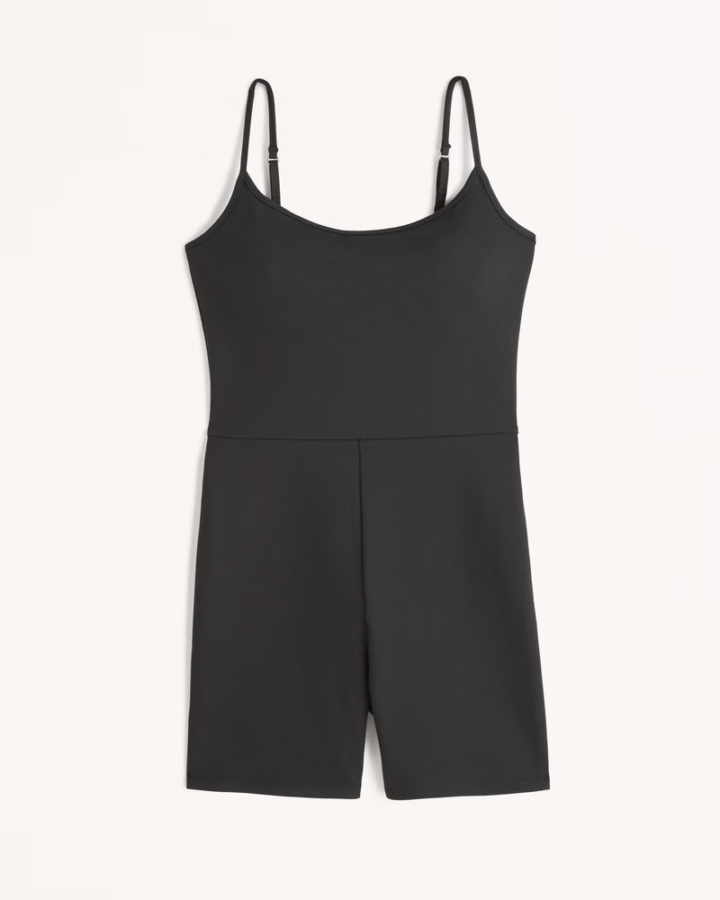 Ponte Unitard Romper | Abercrombie & Fitch (US)