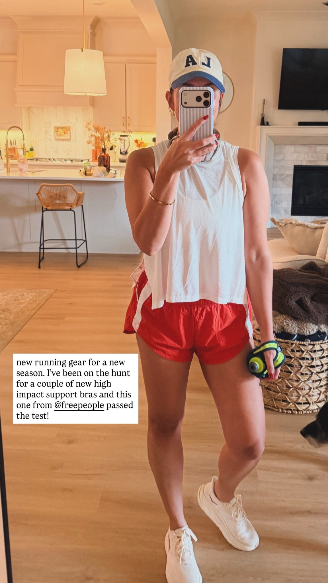 finally found a running set that actually keeps up 🏃🏼‍♀️

these free people shorts are my all time favorite…lightweight, flattering, and don’t ride up (which is saying a lot)
and this sports bra fully passed the high impact test… no adjusting at all

paired it with my hokas and i’m not being dramatic when i say i look forward to runs in this

everything’s linked here if you need a new go-to set 🤍