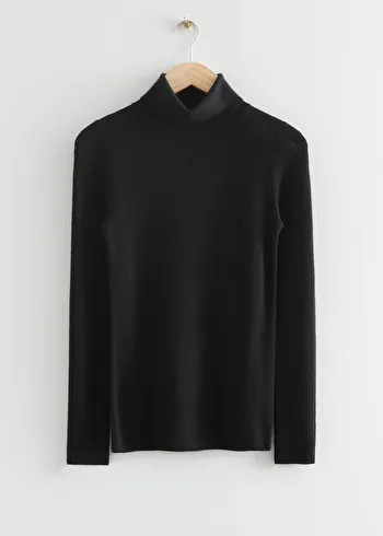 Fitted Merino Knit Turtleneck | & Other Stories (EU + UK)