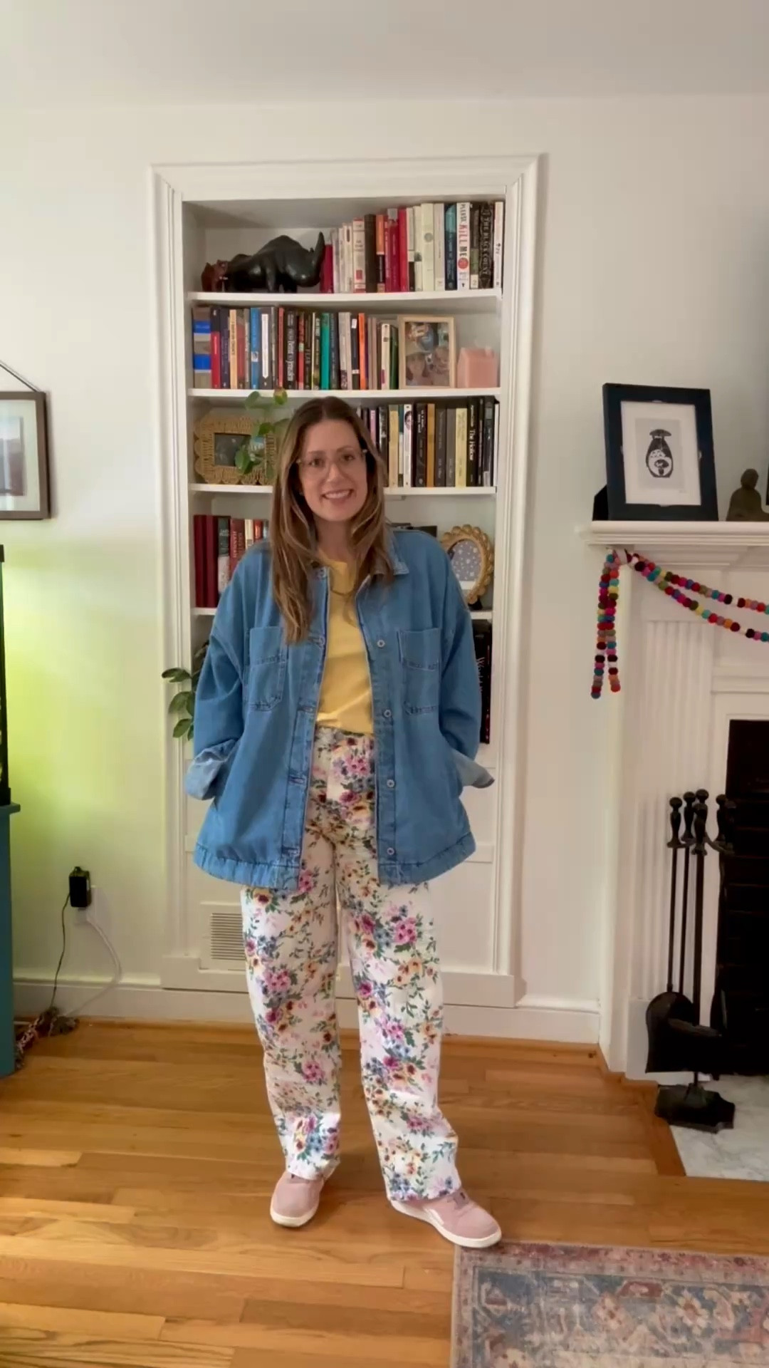 My new spring floral barrel pants arrived and they are so cute! Run true to size, I could have done a short but fit the regular length. I think they'll look cute cuffed with sandals in the coming month. 

Over sized denim jacket  

#LTKootd #LTKSaleAlert #LTKSeasonal