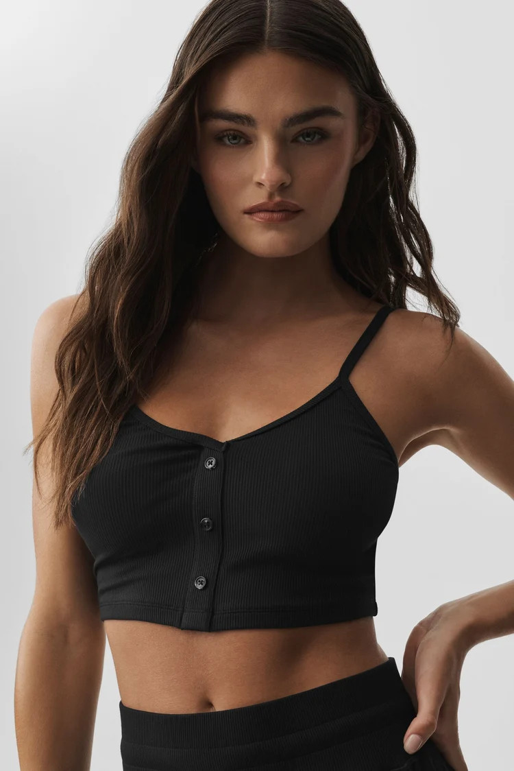 Ribbed Delicate Lounge Tank | Alo Yoga