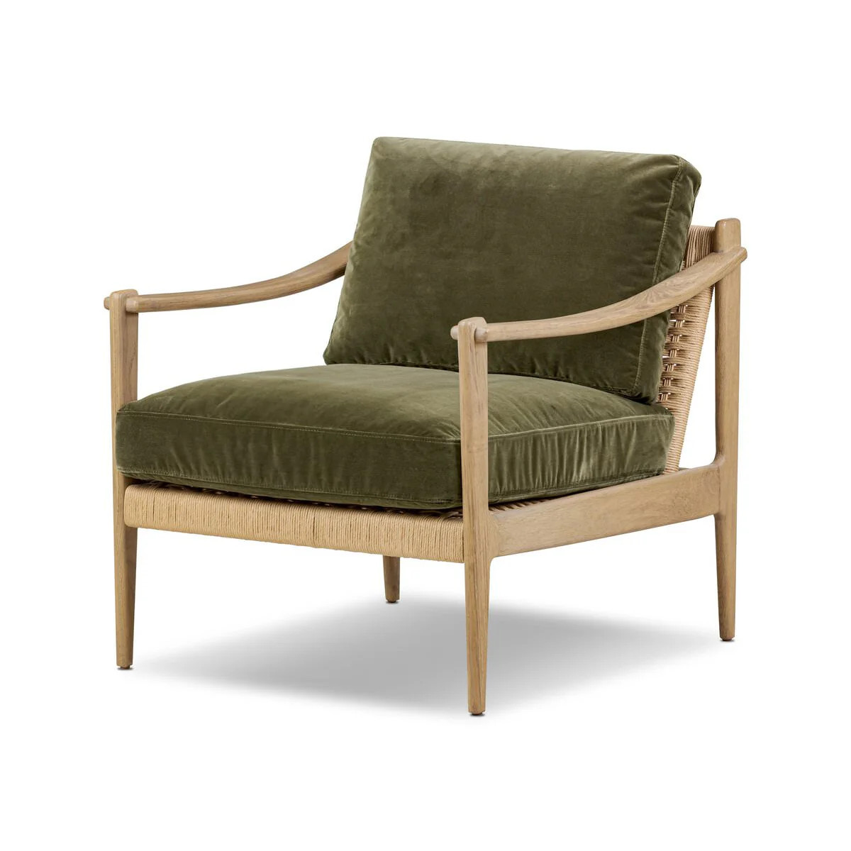 Four Hands Barwin Chair in Surrey Olive | The Addison West