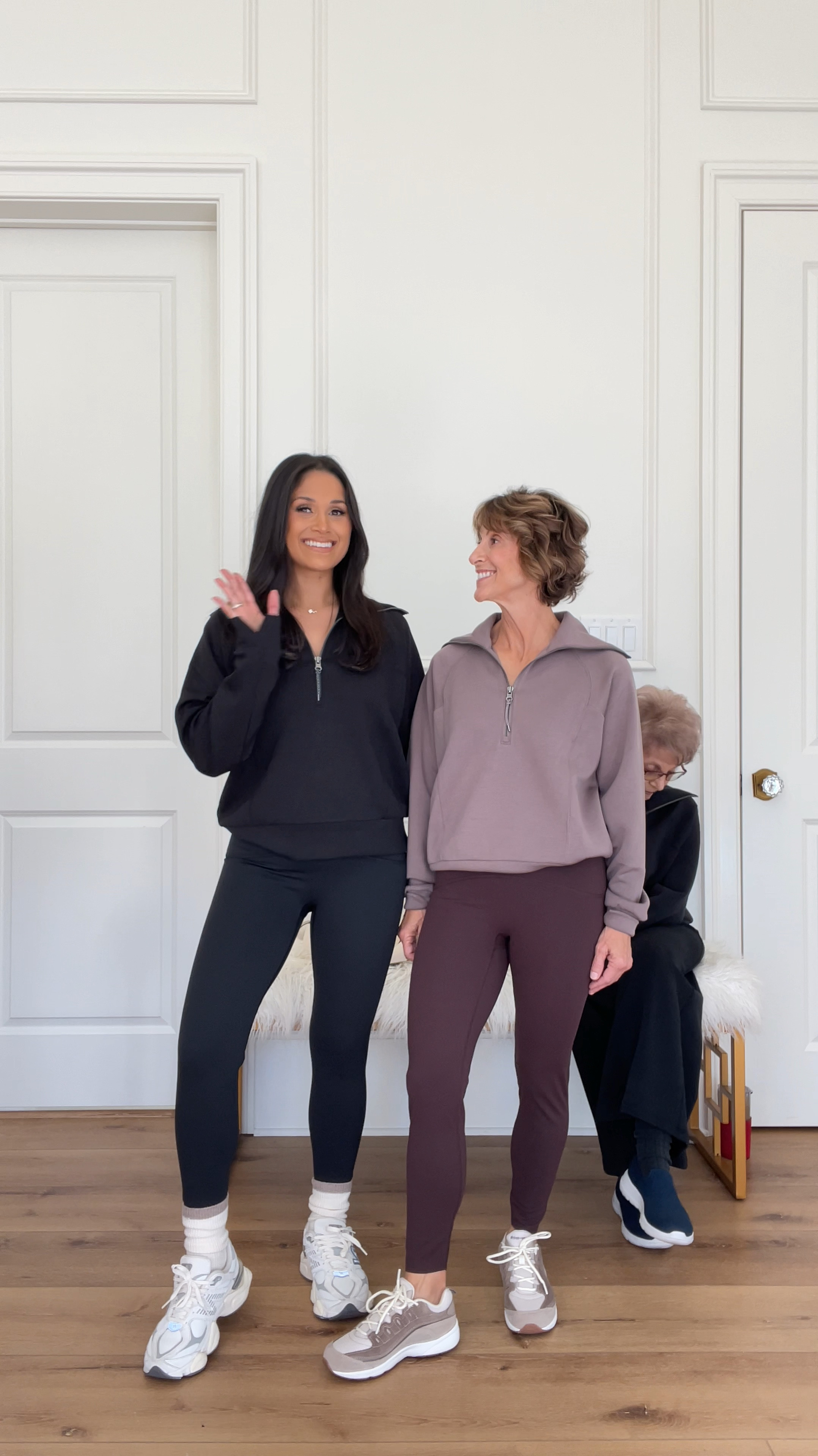 Love the fit of the @spanx booty leggings
They’re so flattering and hold you in the way possible! Comes in a bunch of colors. I suggest sizing up one. I’m wearing the petite medium and my mom is in the petite small. Currently 30% OFF! Take extra 10% OFF with code: EXTRA10
 #spanx #activewear #leggings 

#LTKOver40 #LTKCyberWeek #LTKFitness