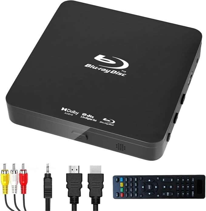 Didar Blu Ray DVD Player, Ultra Mini 1080P Blue Ray Disc Player Home Theater Play All DVDs and Re... | Amazon (US)