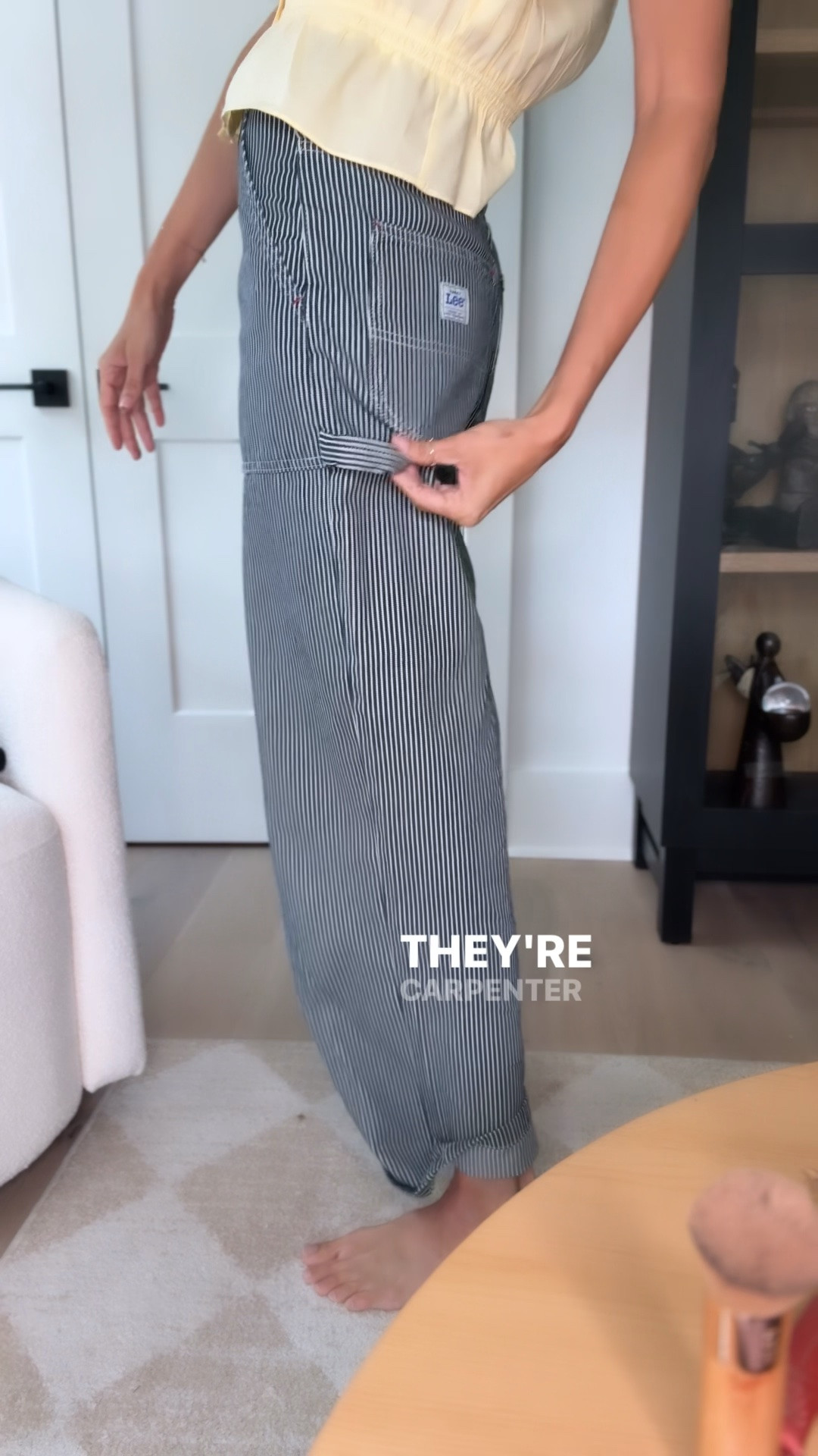 walmart carpenter jeans + target butter yellow top