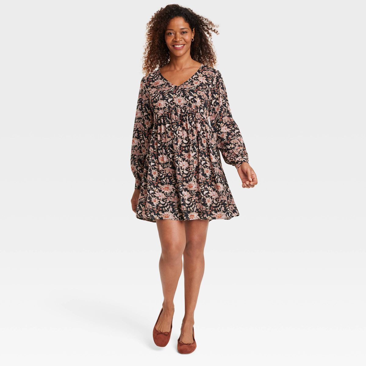 Women's Bishop Sleeve A-Line Dress - Knox Rose™ | Target