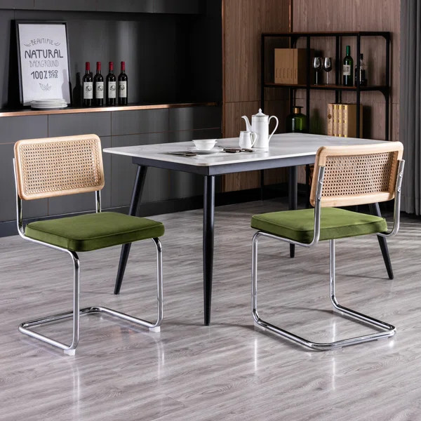 Crumley Velvet Upholstered Side Chair | Wayfair Professional