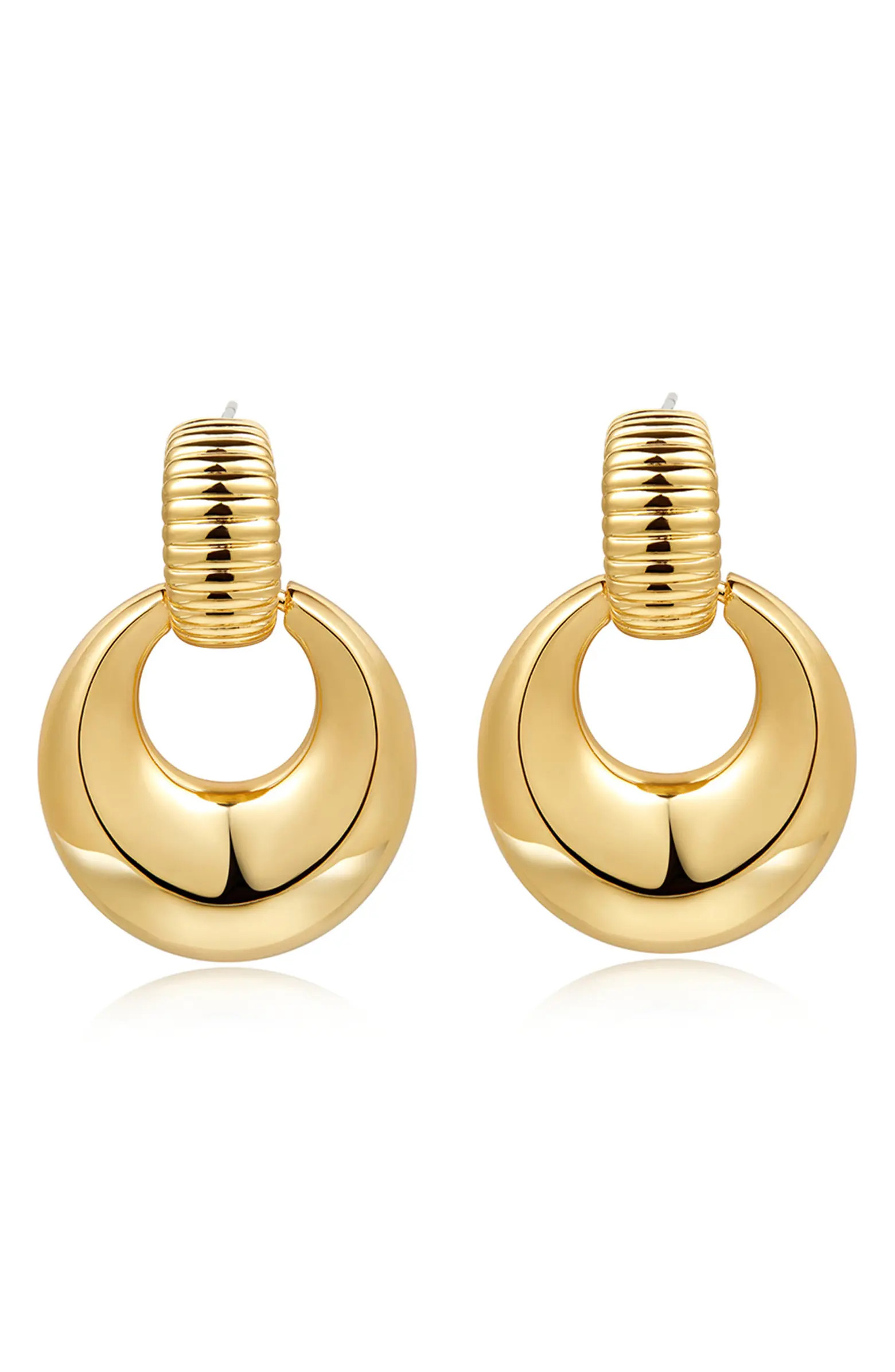Luv AJ Remy Doorknocker Hoop Earrings | Nordstrom | Nordstrom