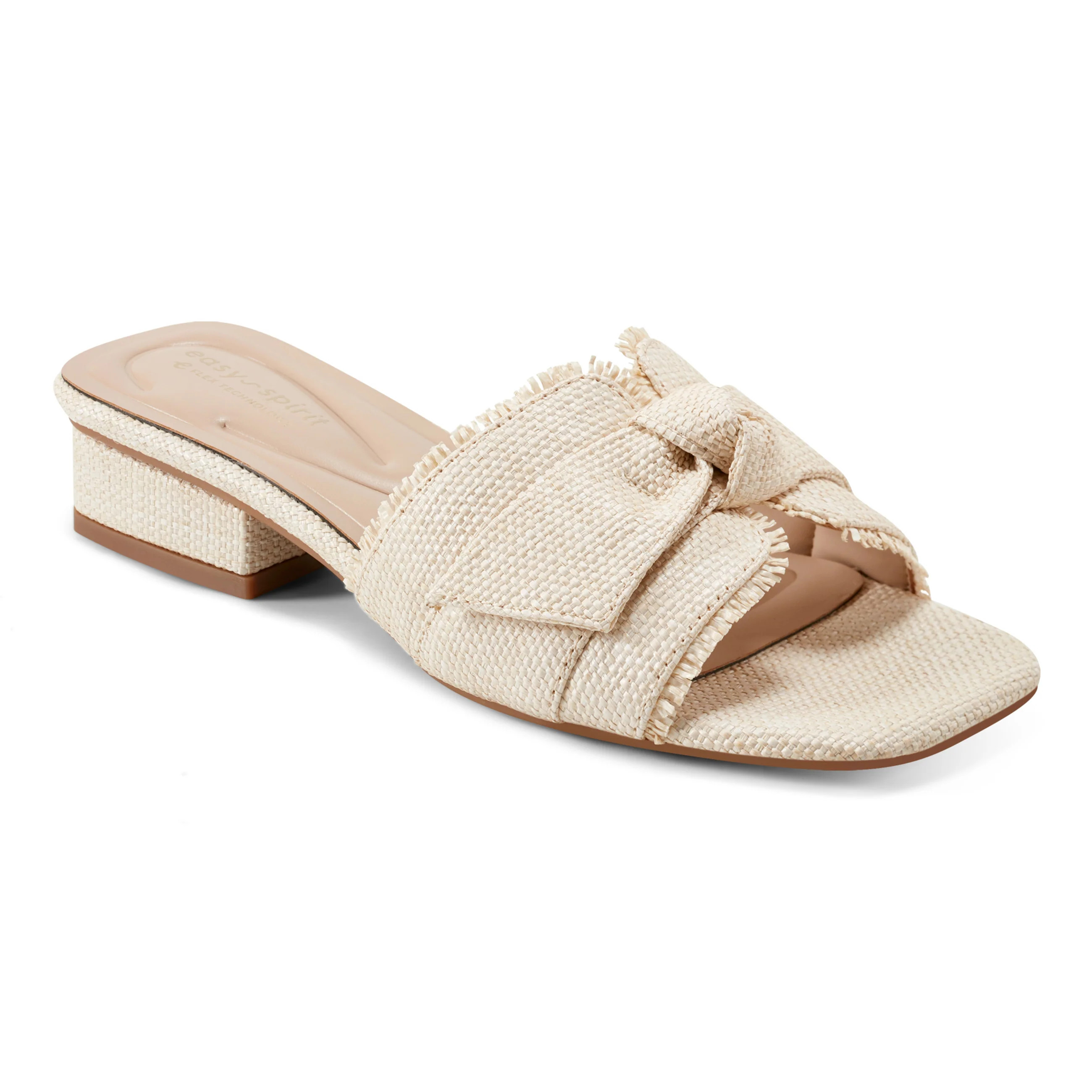 Girly Bow Slide Sandals | Easy Spirit