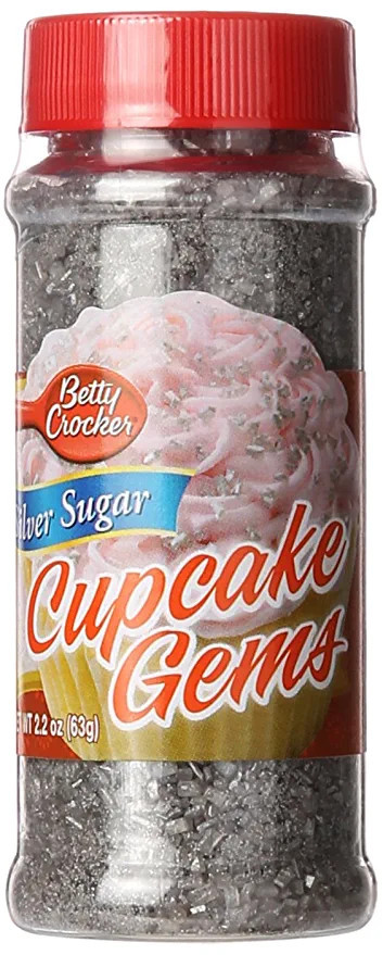 Betty Crocker Silver Shimmer Sugar, 2.2 Ounce (Pack of 1) | Amazon (US)