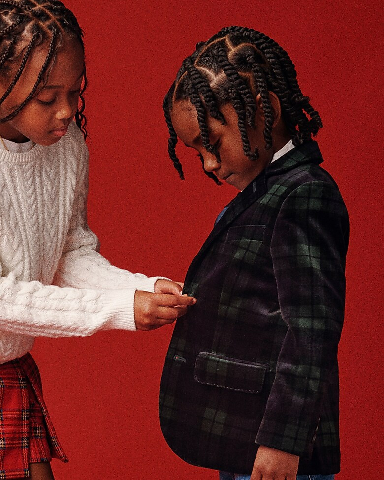 Boys' Ludlow party blazer in velvet | J. Crew US