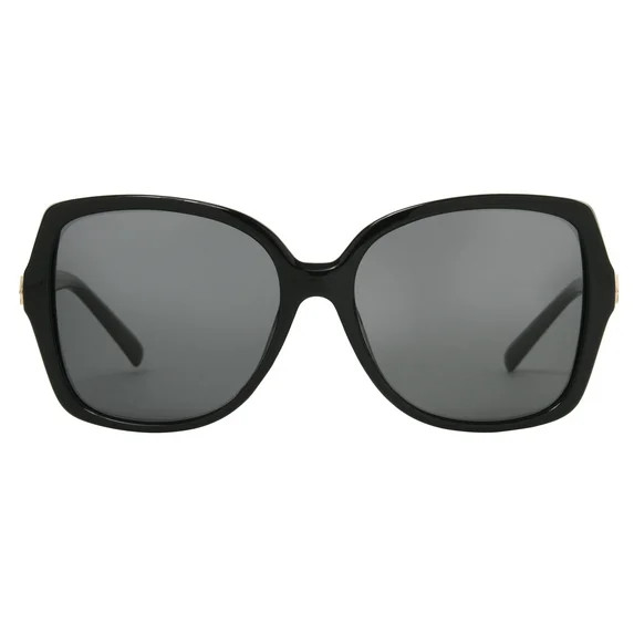 Foster Grant Women's Oversized Fashion Sunglasses, Black | Walmart (US)
