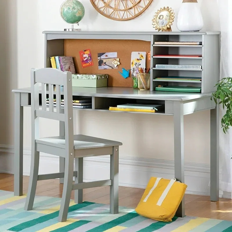 Guidecraft Kids Media Desk Hutch and Chair Set & Reviews | Wayfair | Wayfair North America