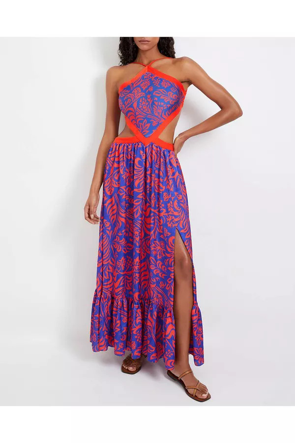 PatBO | Pua Halterneck Beach Dress | The Mile