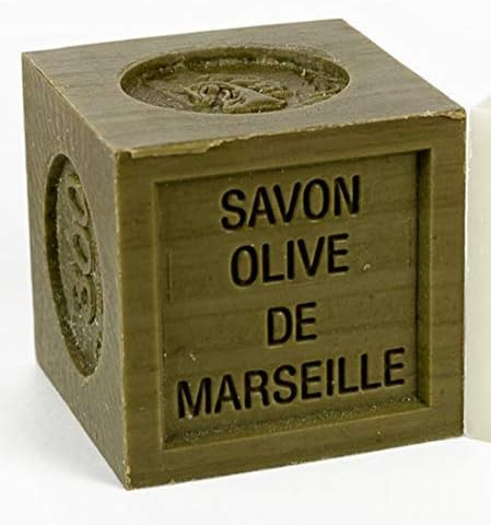 Olive oil soap France - Authentic Savon de Marseille soap bar - Cube of 300 g french olive oil so... | Amazon (US)