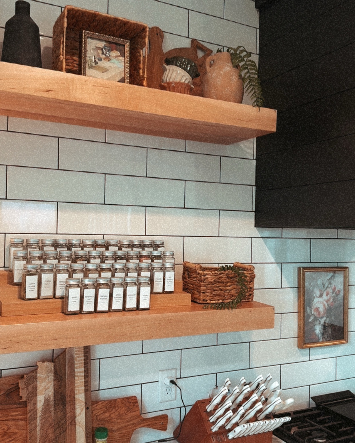 Everyone loves a cozy kitchen. 
Cozy home / warm decor / pottery / faux plants / woven baskets / mini frames / spice jars / nespresso / ceramic mugs 

#LTKautumn #LTKSeasonal #LTKHome