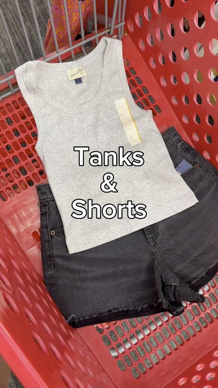 Shorts and tank at Target 🎯 

#LTKFindsUnder50 #LTKSeasonal #LTKStyleTip