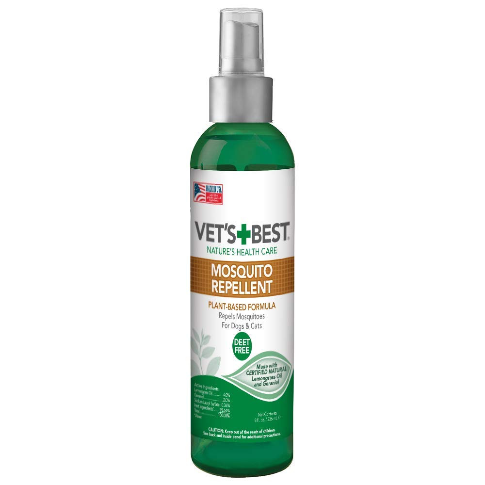 Vet's Best Mosquito Repellent for Dogs and Cats | Repels Mosquitos with Certified Natural Oils | ... | Amazon (US)