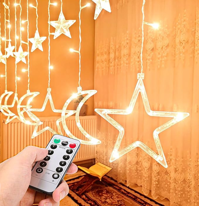 OLEEK Ramadan Lights Decorations - Ramadan Decorations for Home 2024 - Ramadan Mubarak Decoration... | Amazon (US)