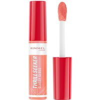 Rimmel London Thrill Seeker Glassy Lip Gloss 10ml (Various Shades) - 250 Peachy Vibes | Look Fantastic (UK)