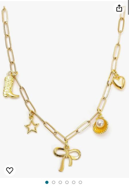 Cutest bow charm necklace! 

#LTKSeasonal #LTKstyletip #LTKsalealert