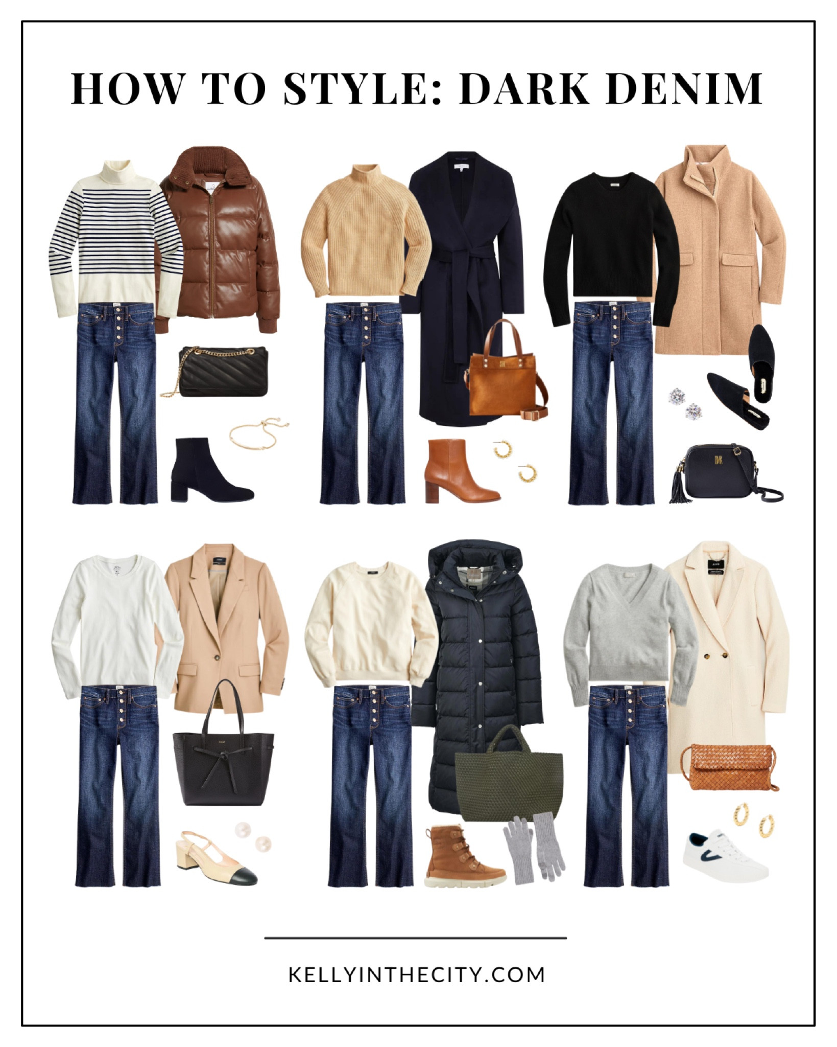 How to Style Dark Denim 

I am ALL about dark denim in the winter, and these cropped demi-boot jeans have recently become one of my favorite staples in my wardrobe. 

So whether you're looking for weekly outfit ideas, capsule wardrobe inspiration, or workwear outfits here are 6 ways to style dark wash jeans.

#LTKsalealert #LTKstyletip #LTKunder100