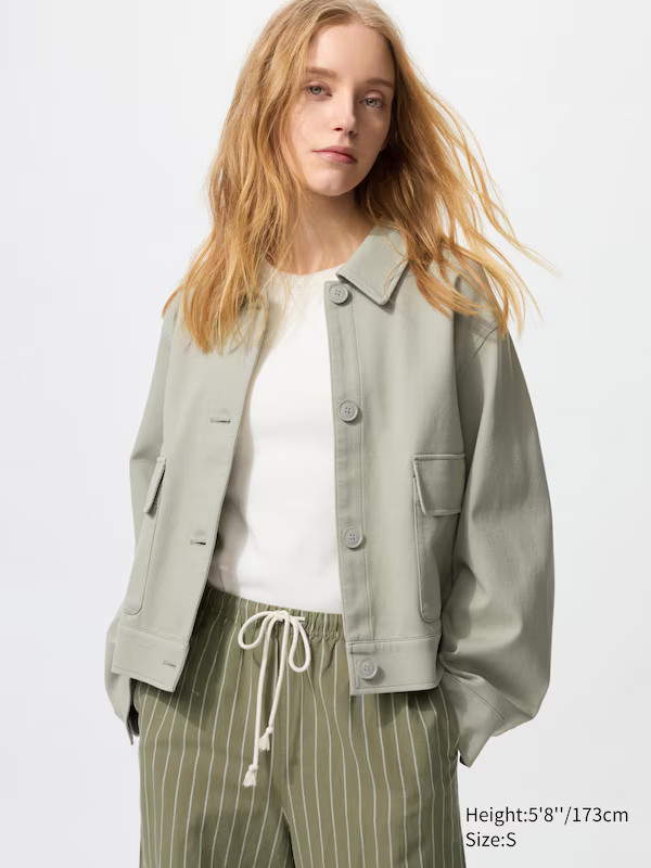 Jersey Relaxed Jacket | UNIQLO (UK)
