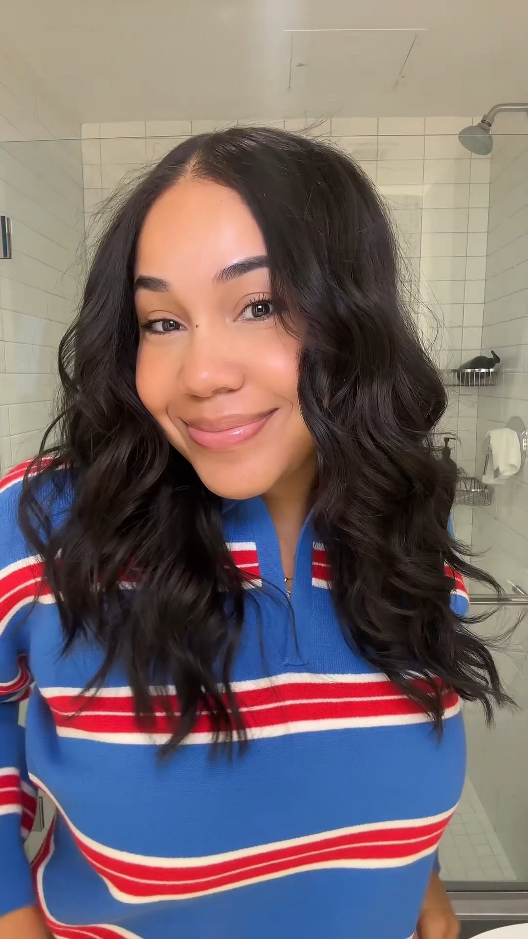 This hotel bathroom had the most perfect lighting for a bathroom GRWM omg🙌🏾 Also, my flyaways have been going crazy lately so there’s that 🥴 Anyway, here’s to another NYC adventure 🥂 

#LTKNYFW #LTKBeauty #LTKgrwm