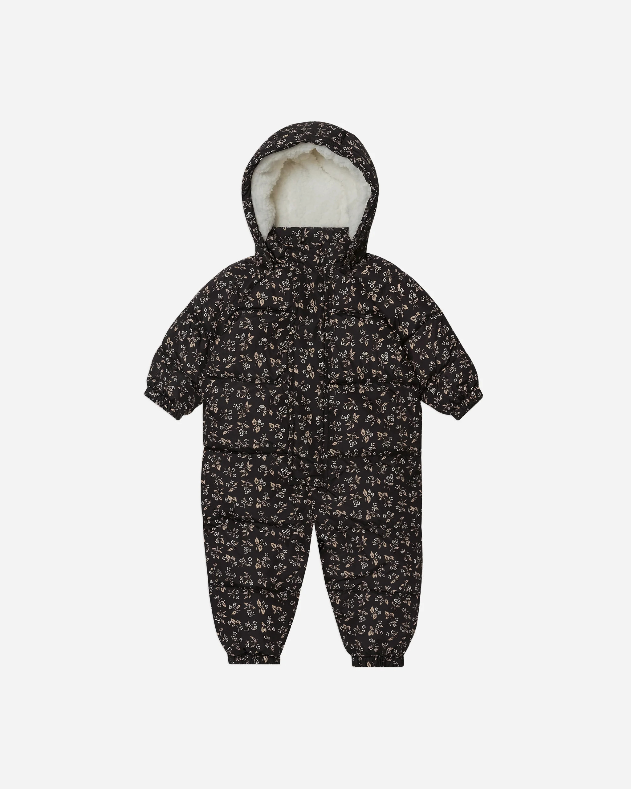 puffer onepiece || dark floral | Rylee + Cru