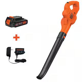 20V MAX 130 MPH 100 CFM Cordless Battery Powered Handheld Leaf Blower Kit with (1) 1.5Ah Battery ... | The Home Depot
