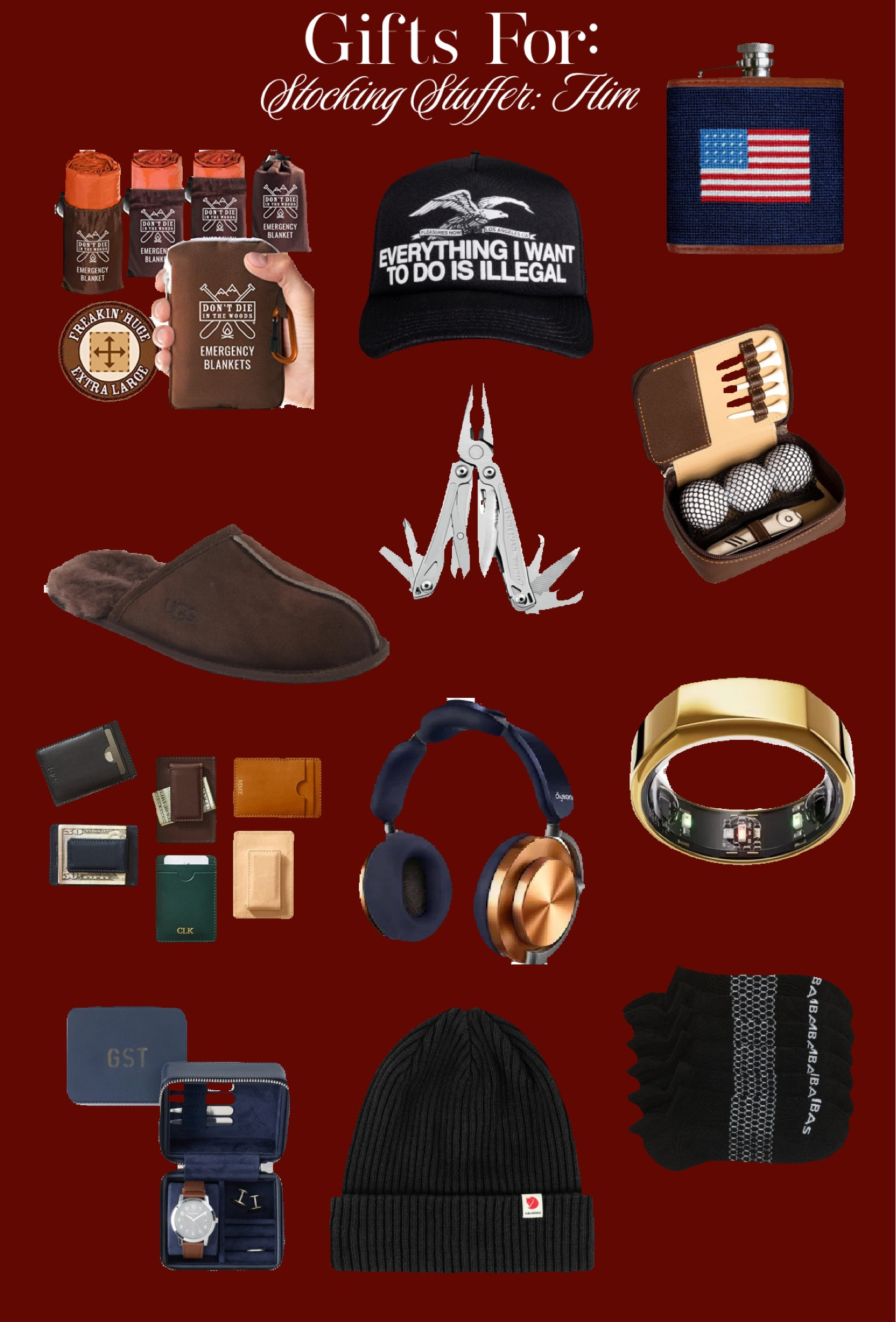 Gift guide// stocking stuffers for him 

#LTKGiftGuide