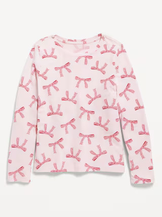 Softest Printed Long-Sleeve T-Shirt for Girls | Old Navy (US)