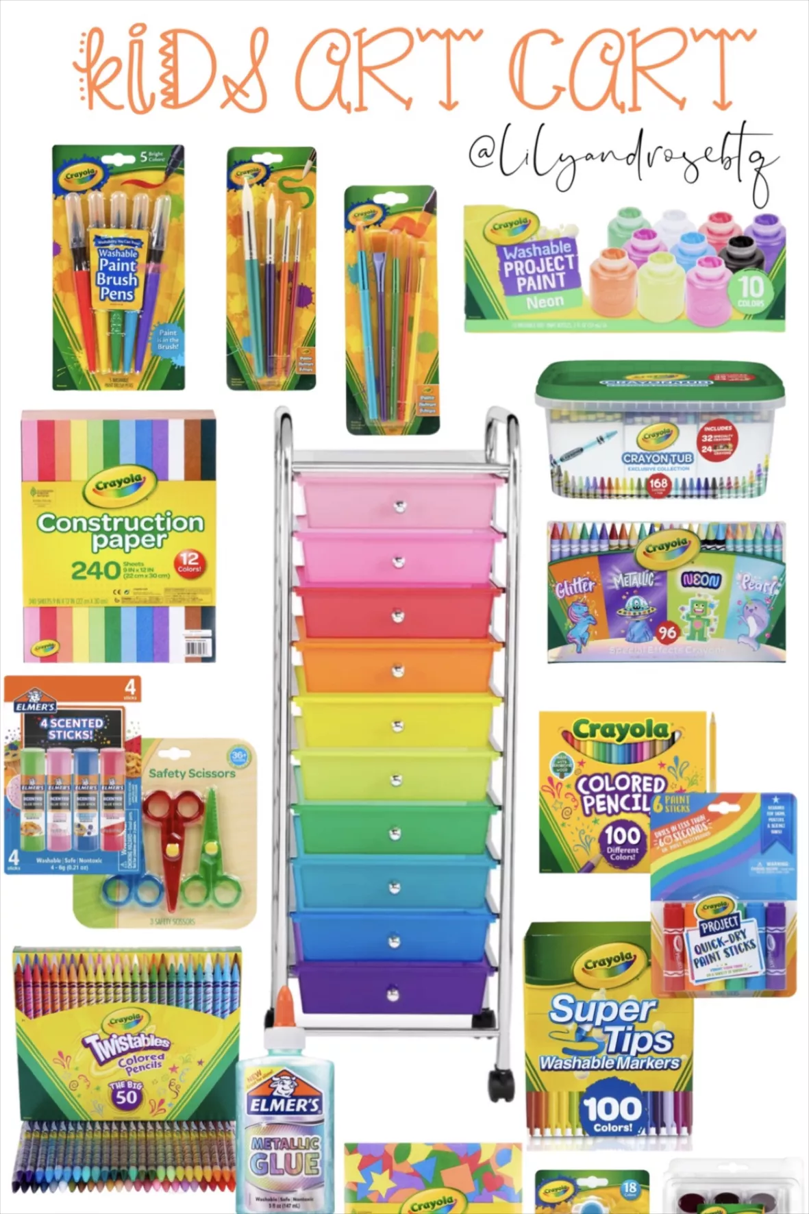 Crayola My First Safety Scissors, Preschool Supplies, Toddler Scissors,  School Supplies, 3 Ct 