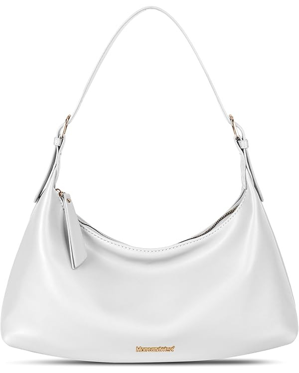 Montana West MEDIUM Shoulder Purses for Women Crescent Hobo Bags Trendy Purses | Amazon (US)