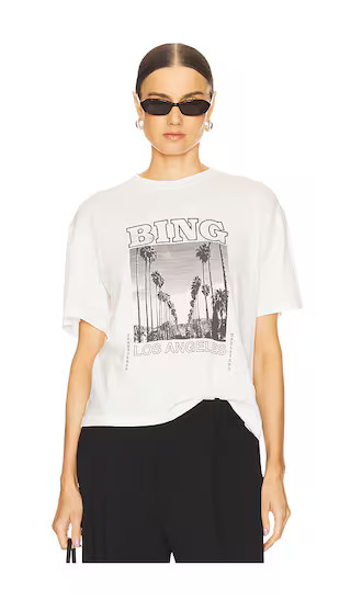 Louis Bing Tour Tee in Ivory | Revolve Clothing (Global)