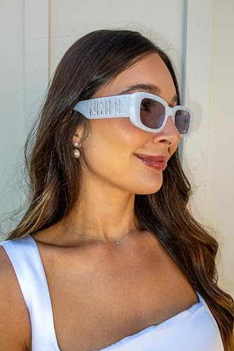 The Bach Plan Bride Sunglasses, Bachelorette Party Sunglasses, Hen Party (White) | Amazon (US)