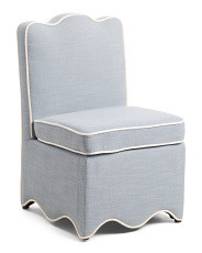 21x33 Scalloped Bottom Skirted Dining Chair | Kitchen & Dining Room | Marshalls | Marshalls