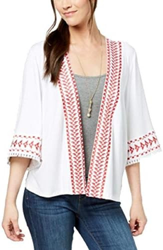 Style & Co. Geo Trim Kimono | Amazon (US)