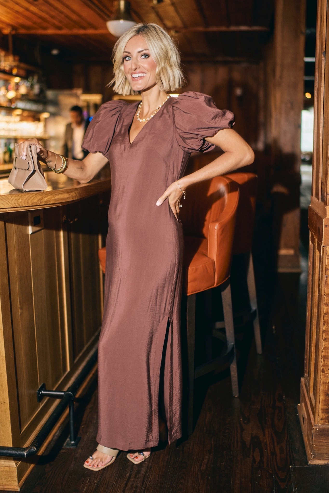 This dress would be great for a Valentine’s Day date night or event 💕 wearing size small. 

Loverly Grey, Anthropologie, brown dress, maxi dress, puff sleeve dress, Valentine’s Day dress, event dress, wedding guest dress 

#LTKSaleAlert #LTKSeasonal #LTKBump