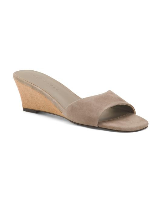Suede Jada Wedge Slides | TJ Maxx