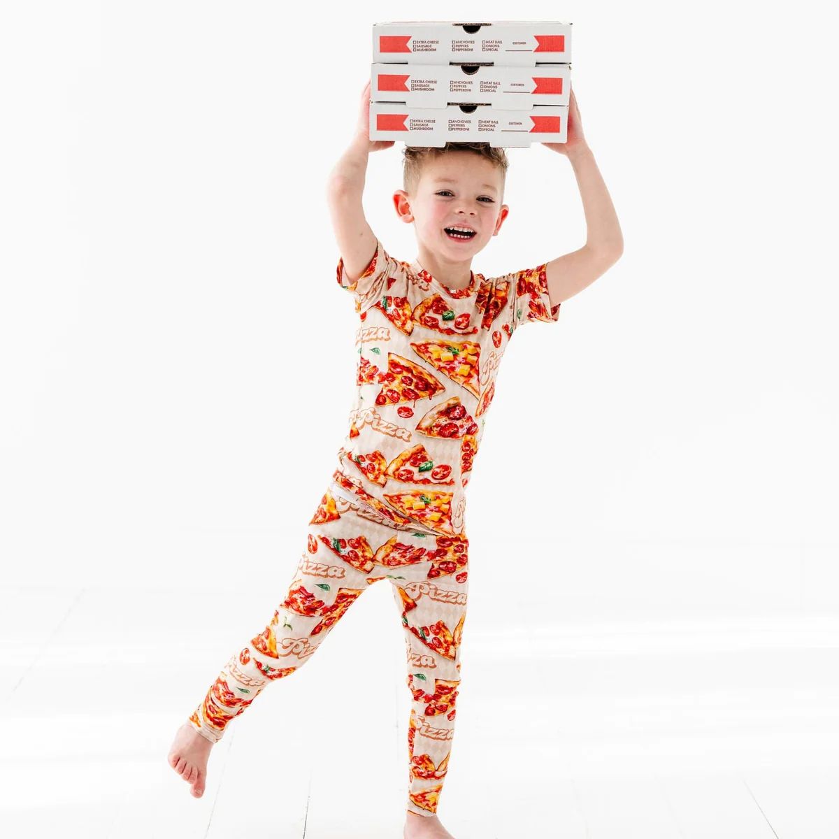 Little Pizza Heaven Two-Piece Pajama Set | Bums & Roses