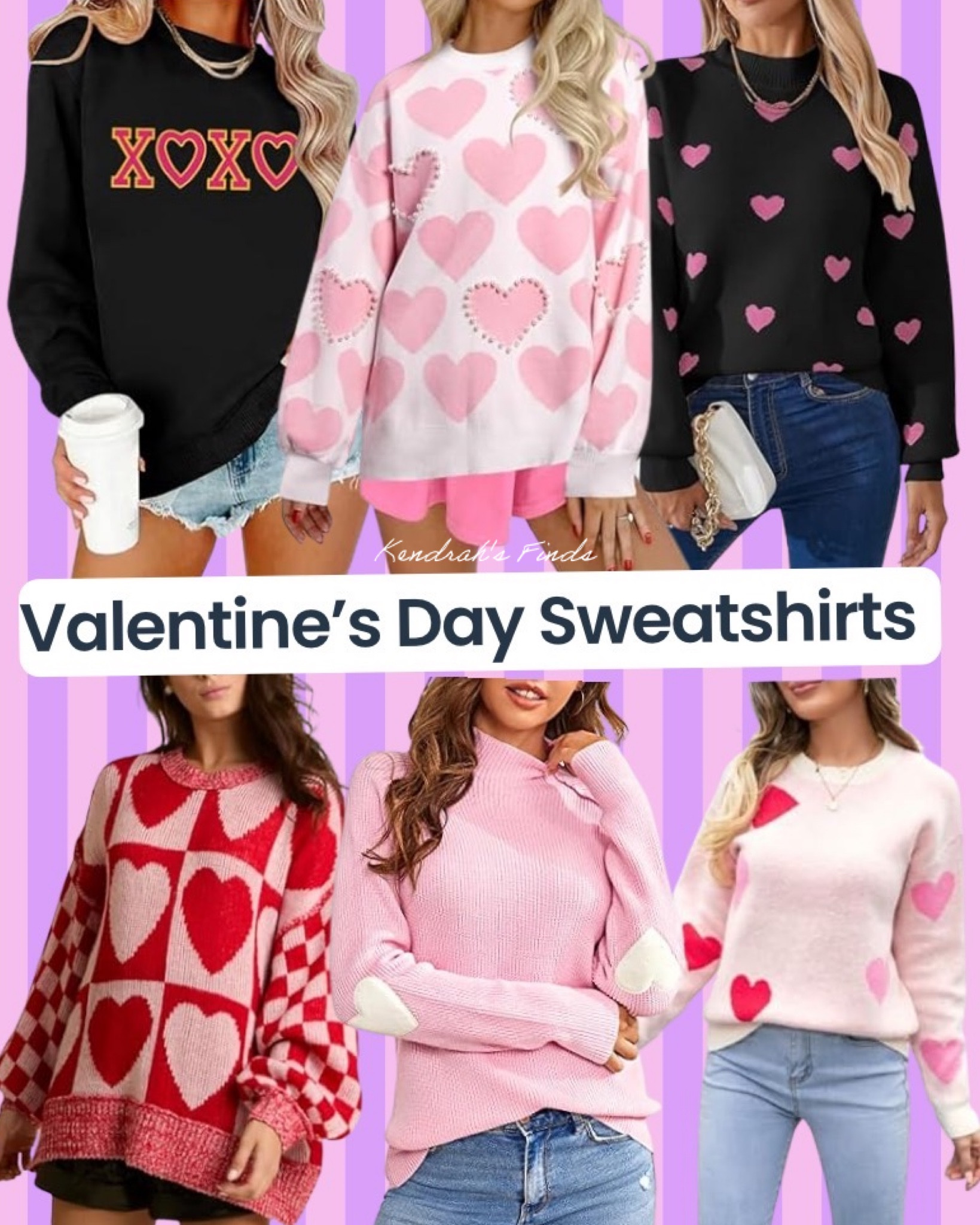 How cute are these festive Valentine’s Day sweaters? From oversized knitted sweaters to heart printed sweatshirts these cute finds are perfect for a Valentine’s Day work outfit at the office, at school or as a Galentines gift 💌 #ValentinesDay #Galentines

#LTKFindsUnder50 #LTKSeasonal #LTKWorkwear
