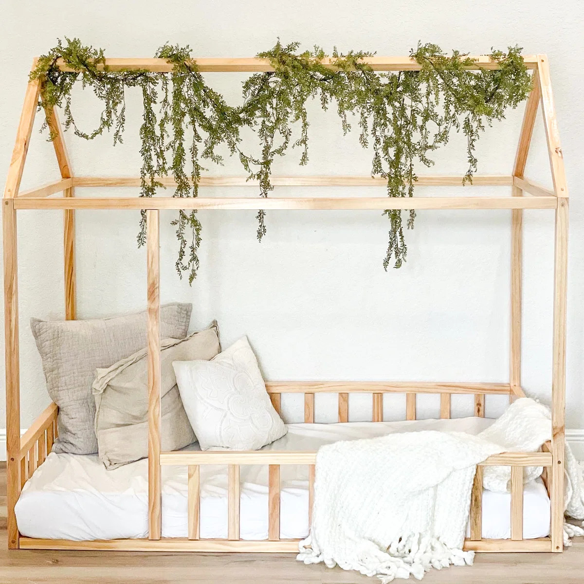 Montessori House Bed With Rails - Crib | Wayfair North America