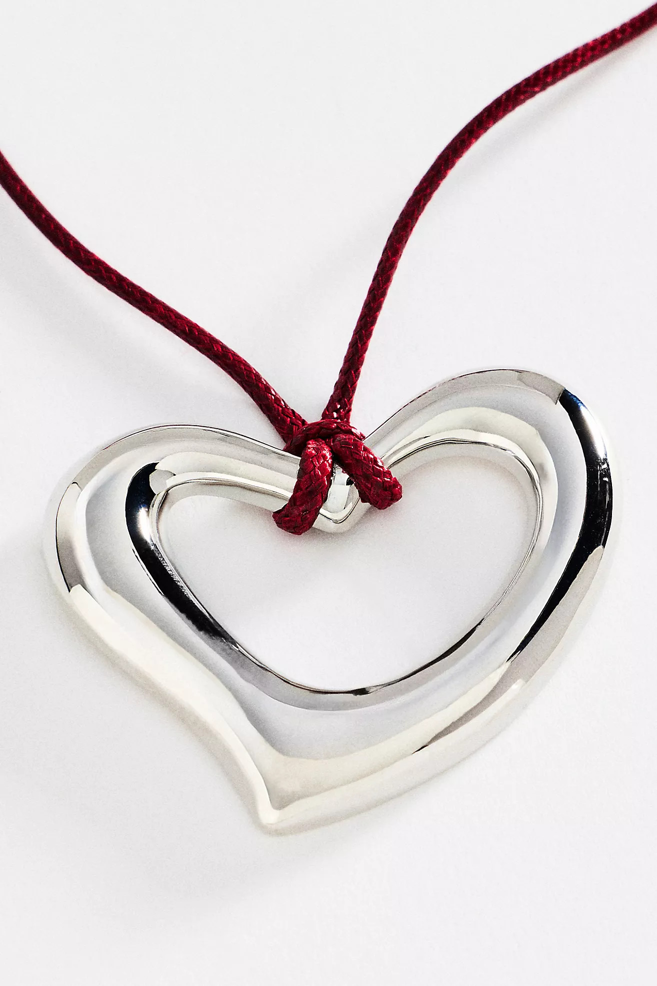 Corded Heart Pendant Necklace | Anthropologie (US)