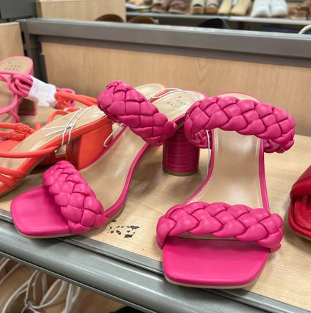Loveeeee these pretty pink braided heels!!! I have them in nude and they are SO comfortable!!! And they come in tons of other colors! And they’re under $35!!! #shoes #heels #sandals 

#LTKshoecrush #LTKstyletip #LTKunder50